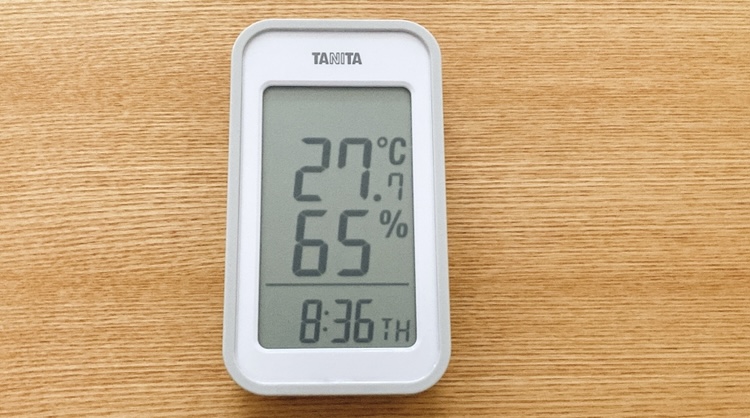 TANITAのデジタル温湿度計
