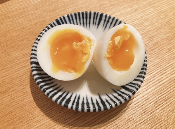 ホットクックで作った半熟卵
